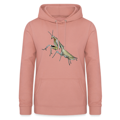 Frauen Freizeit-Hoodie Deroplatys truncata female - Altrosa