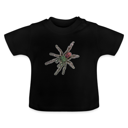 Baby T-Shirt Caribena versicolor - Schwarz