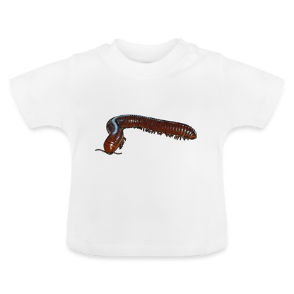 Baby T-Shirt Ophistreptus guineensis - weiß