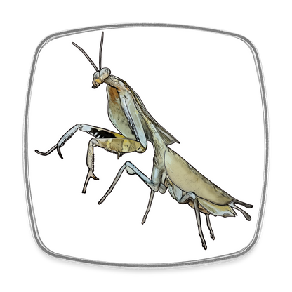 Kühlschrankmagnet eckig Deroplatys truncata female - weiß