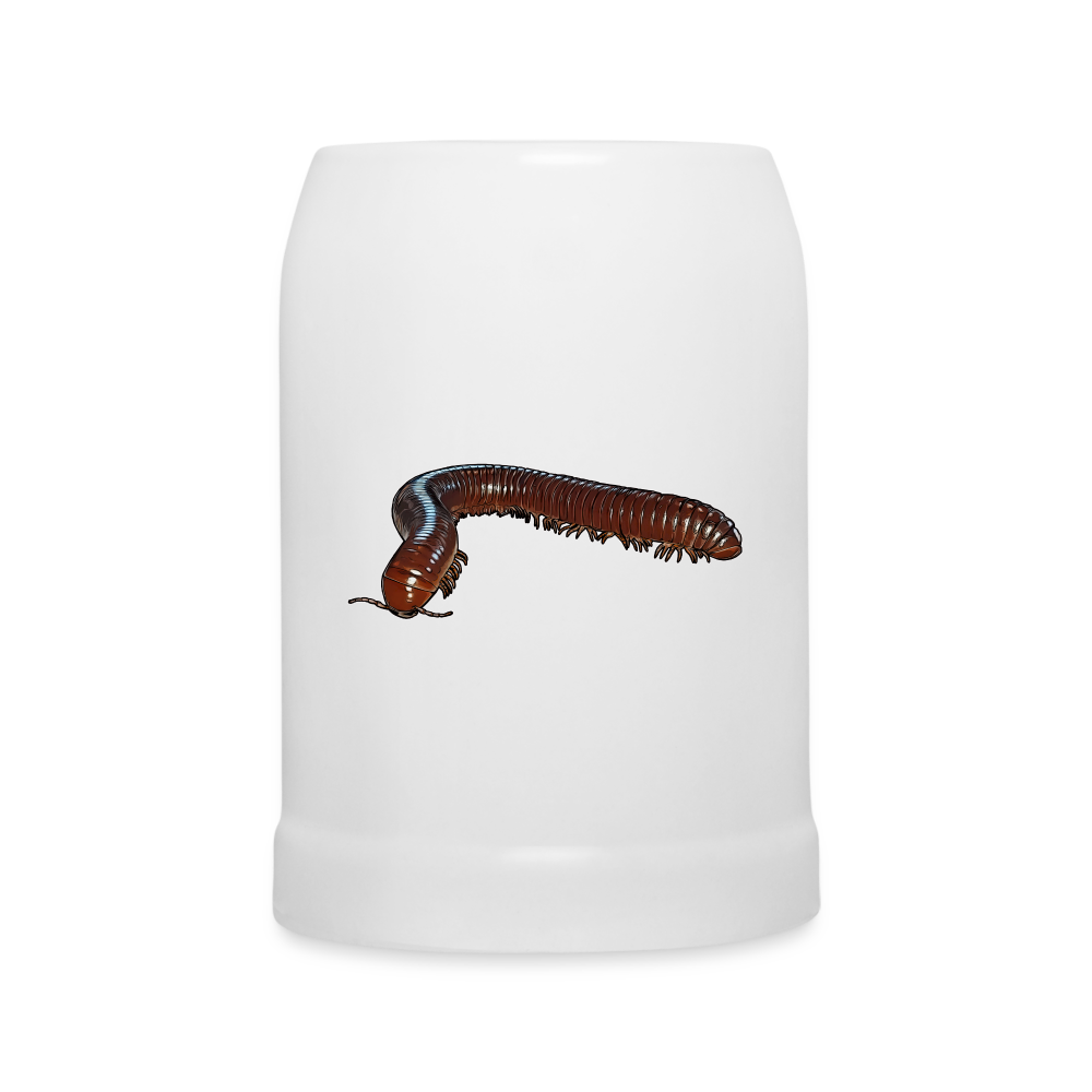 Bierkrug Ophistreptus guineensis - weiß