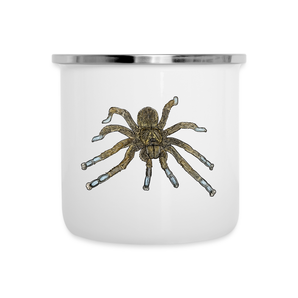 Emaille-Tasse Idiothele mira - weiß