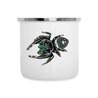 Emaille-Tasse Phidippus regius White Bahamas male - weiß