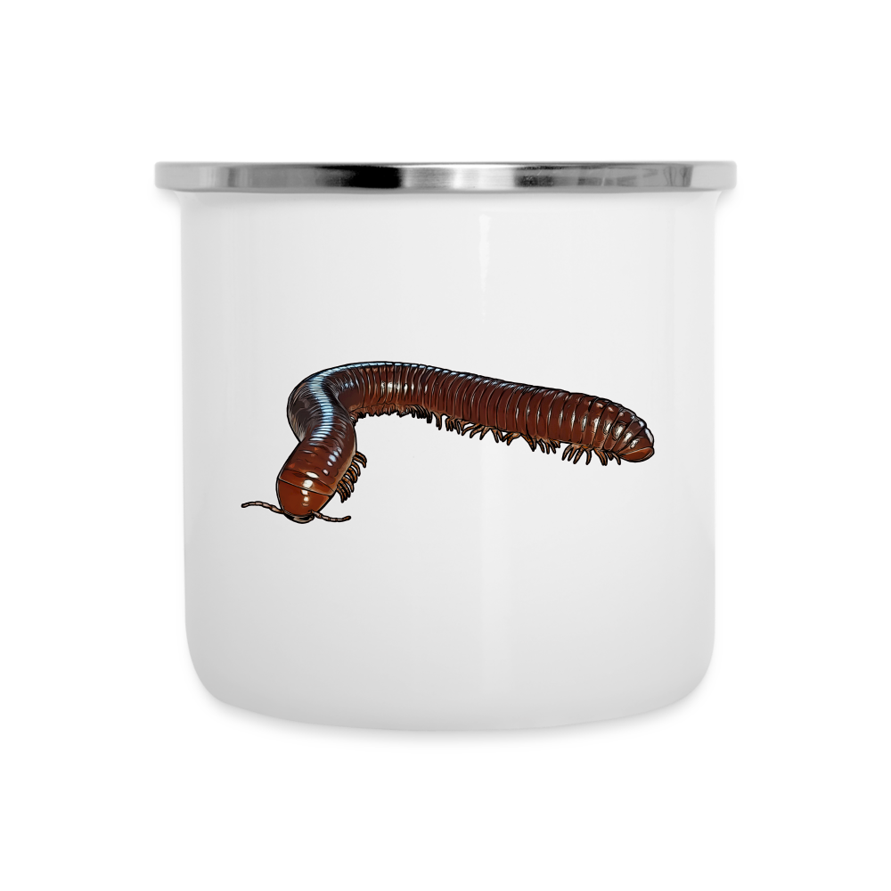 Emaille-Tasse Ophistreptus guineensis - weiß