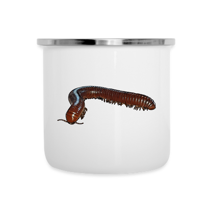 Emaille-Tasse Ophistreptus guineensis - weiß