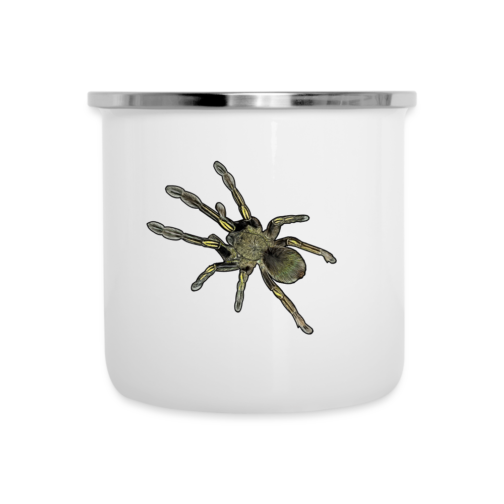 Emaille-Tasse Ephebopus murinus - weiß