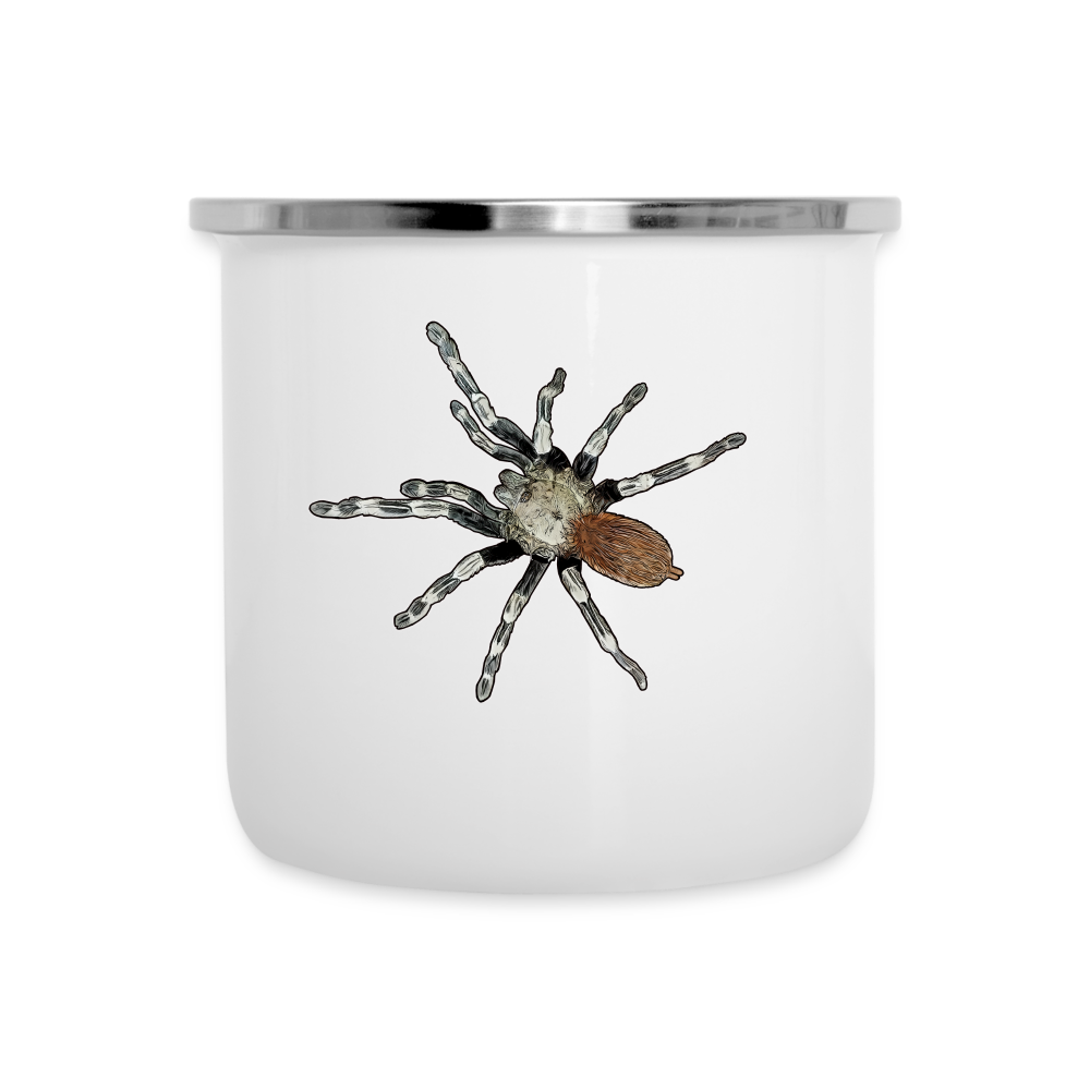 Emaille-Tasse Nhandu chromatus - weiß