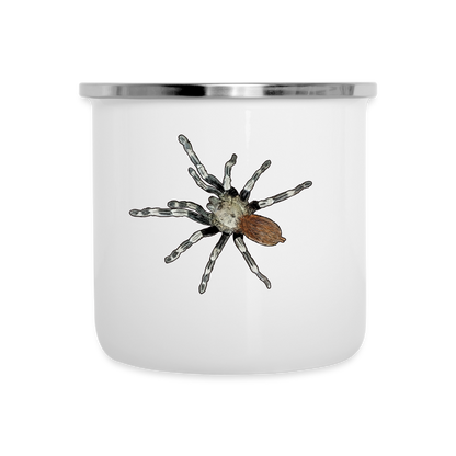 Emaille-Tasse Nhandu chromatus - weiß