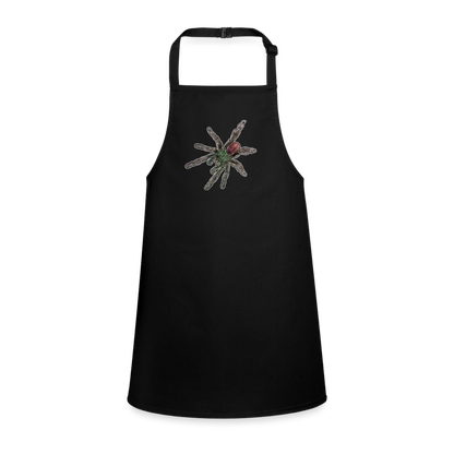 Kinder Kochschürze Caribena versicolor - Schwarz