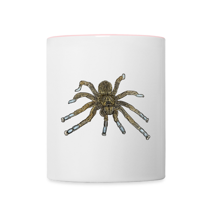 Tasse farbig Idiothele mira - Weiß/Pink