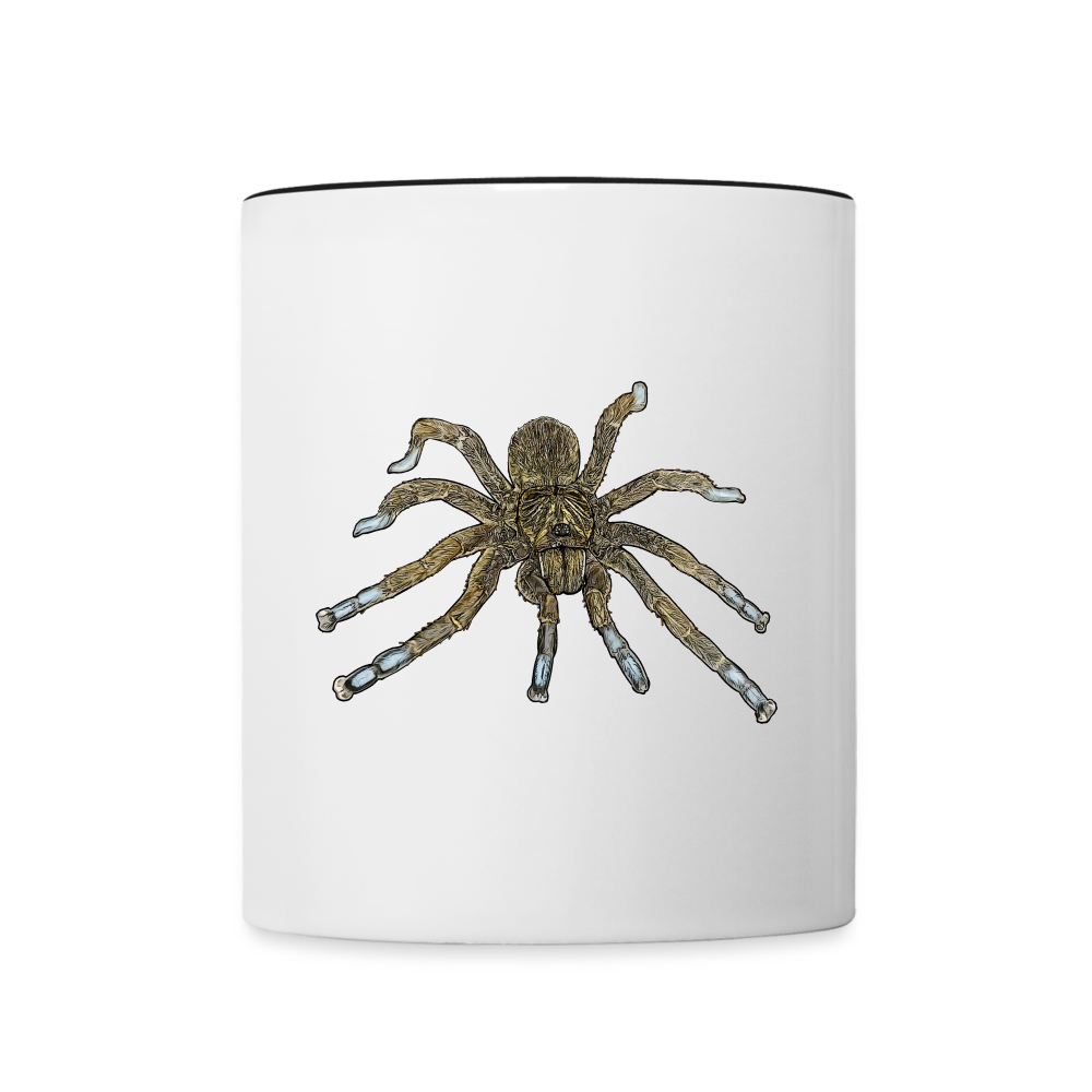 Tasse farbig Idiothele mira - Weiß/Schwarz