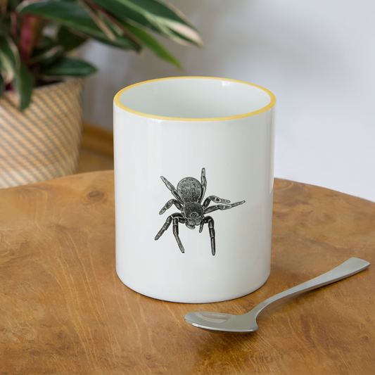 Tasse Farbig Eresus walckenaeri - Weiß/Gelb
