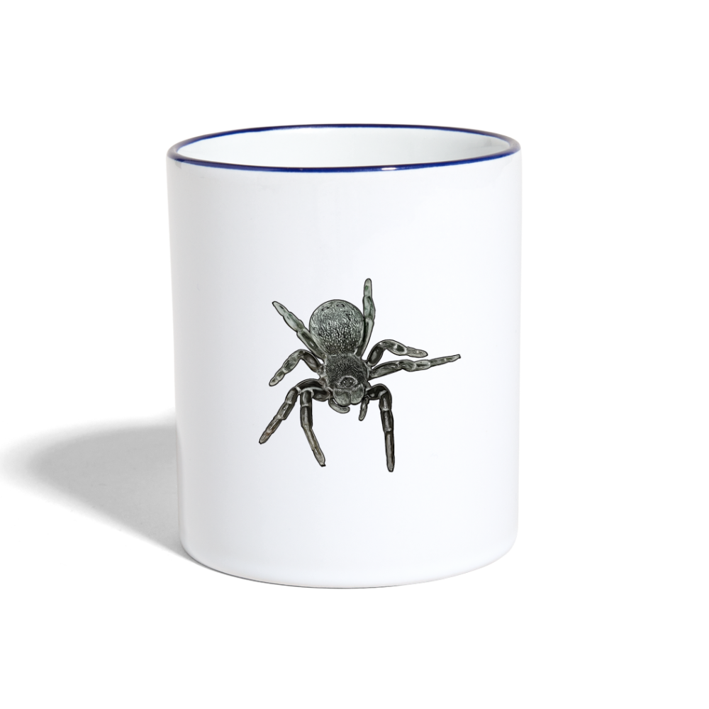 Tasse Farbig Eresus walckenaeri - Weiß/Kobaltblau