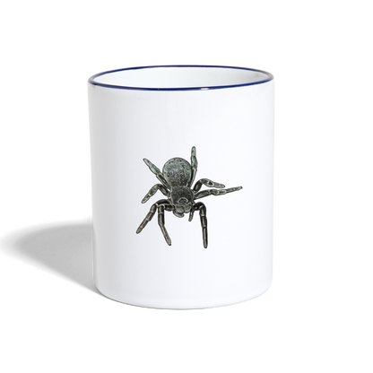 Tasse Farbig Eresus walckenaeri - Weiß/Kobaltblau