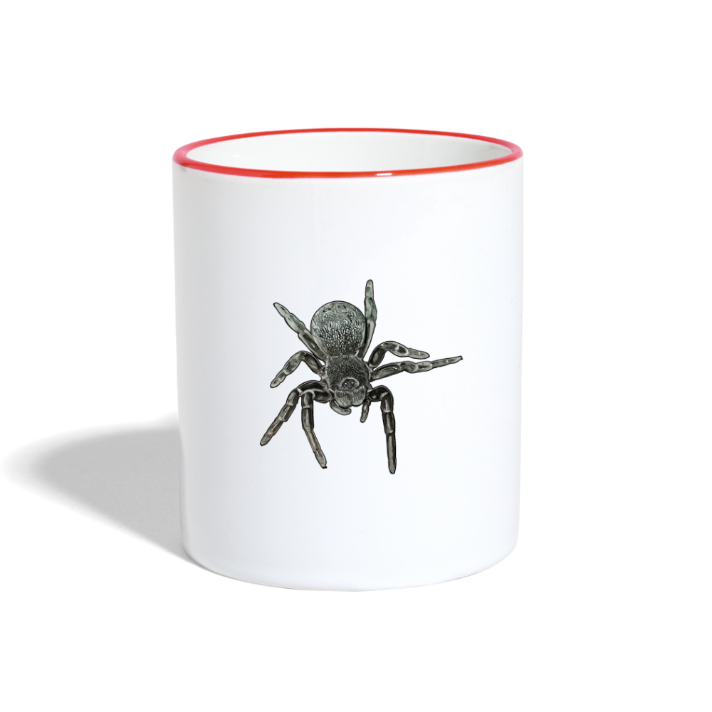 Tasse Farbig Eresus walckenaeri - Weiß/Rot