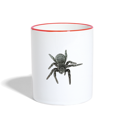 Tasse Farbig Eresus walckenaeri - Weiß/Rot