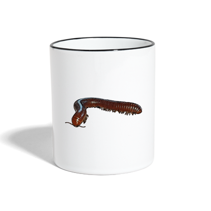 Tasse farbig Ophistreptus guineensis - Weiß/Schwarz