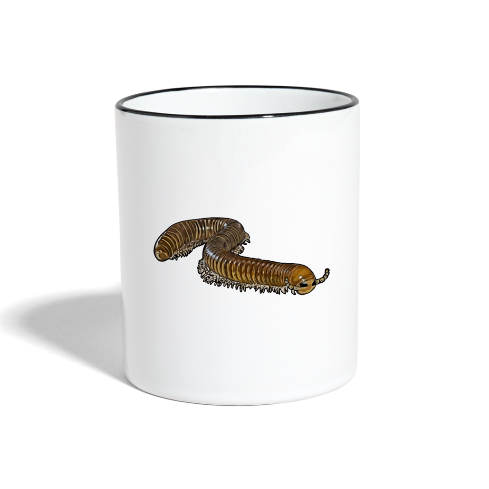 Tasse farbig Telodeinopus aoutii - Weiß/Schwarz
