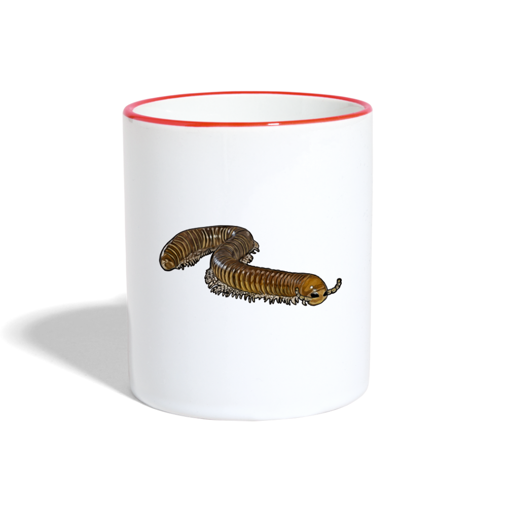 Tasse farbig Telodeinopus aoutii - Weiß/Rot