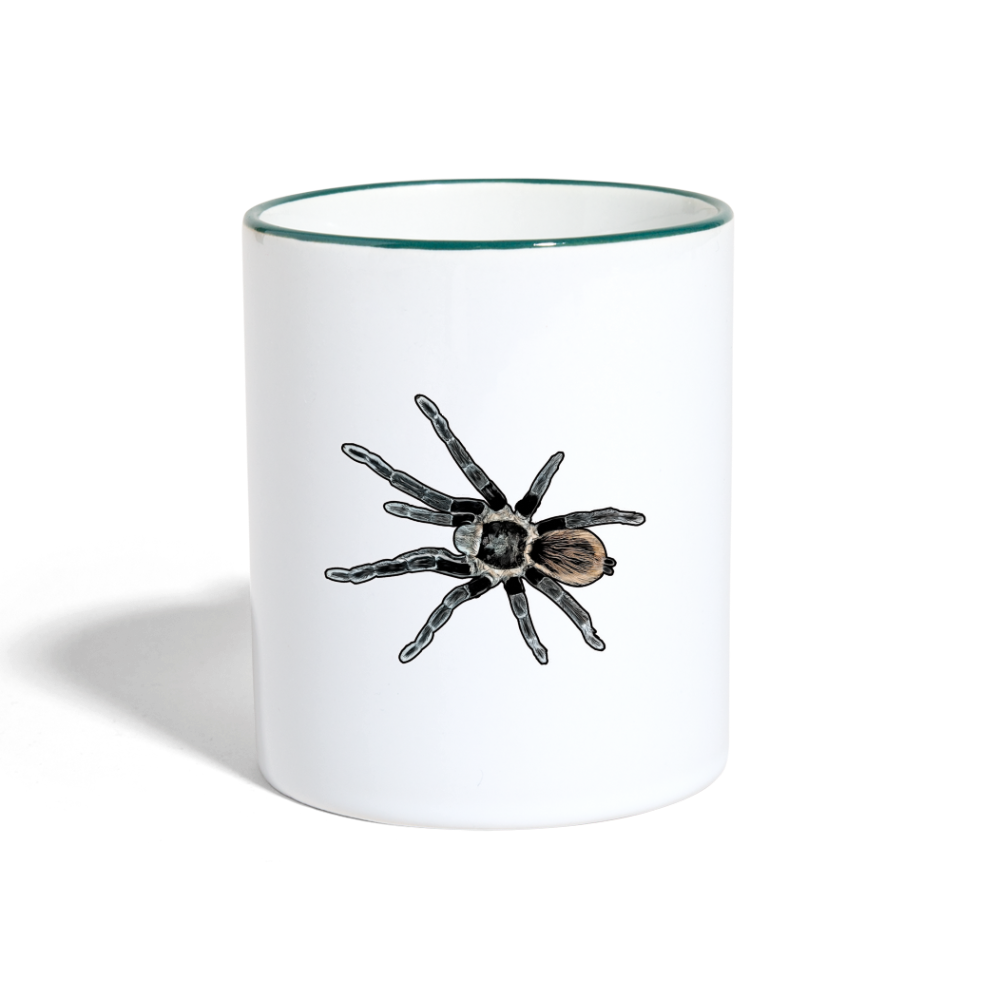 Tasse farbig Tliltocatl vagans - Weiß/Dunkelgrün