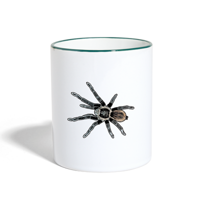 Tasse farbig Tliltocatl vagans - Weiß/Dunkelgrün