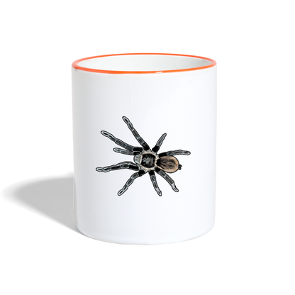 Tasse farbig Tliltocatl vagans - Weiß/Orange