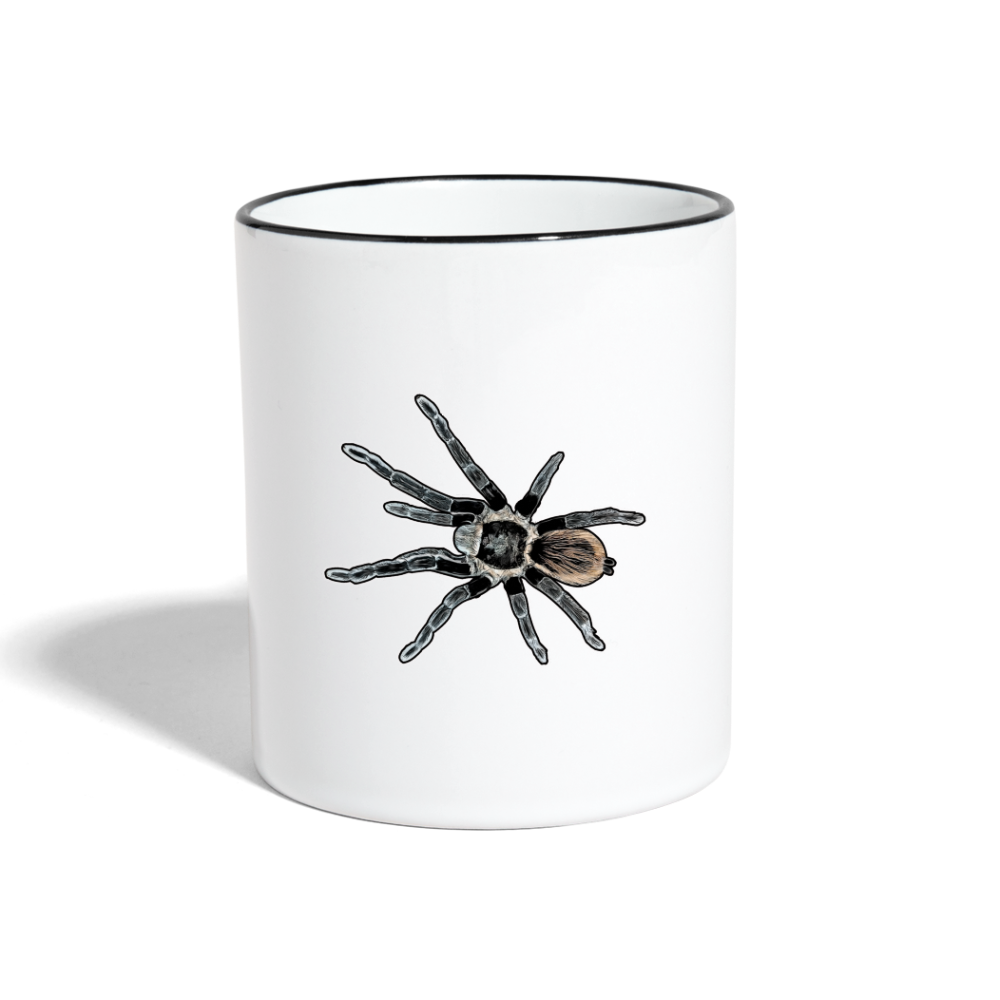 Tasse farbig Tliltocatl vagans - Weiß/Schwarz