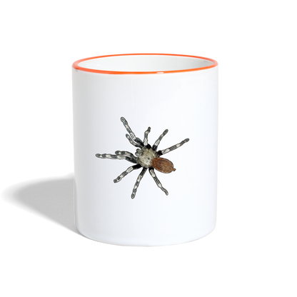 Tasse farbig Nhandu chromatus - Weiß/Orange