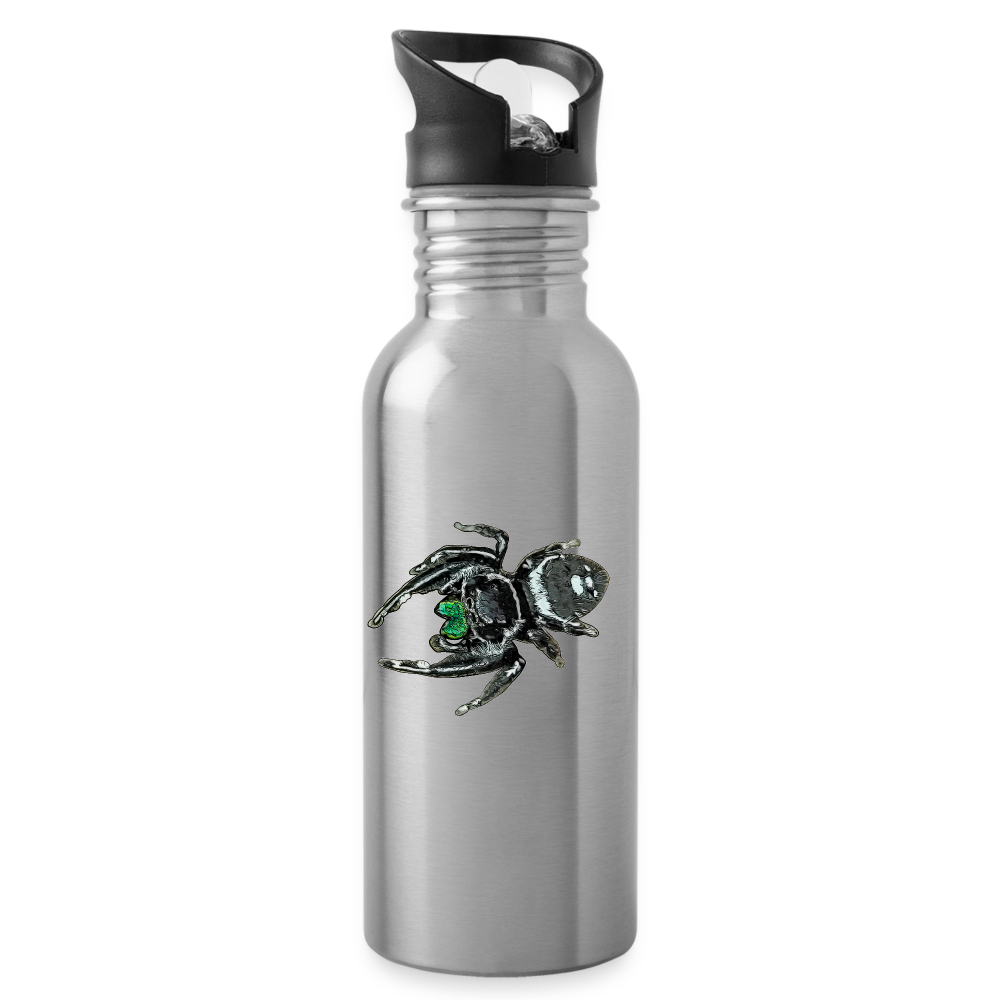 Trinkflasche Phidippus regius White Bahamas male - Lightsilver