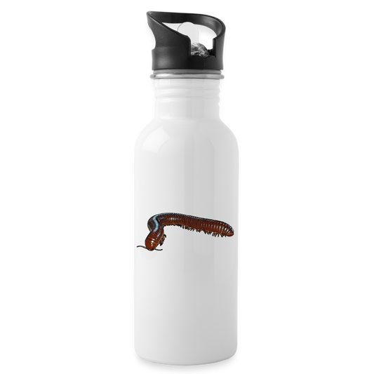 Trinkflasche Ophistreptus guineensis - weiß
