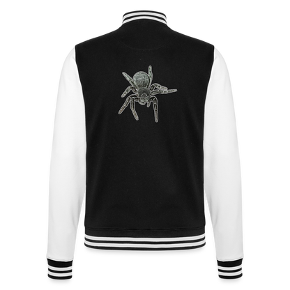 Unisex College-Sweatjacke Eresus walckenaeri - Schwarz/Weiß