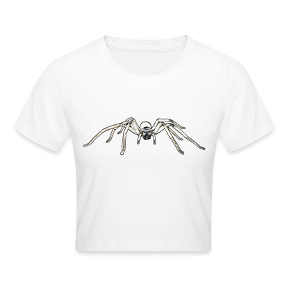 Crop T-Shirt Cerbalus negebensis - weiß