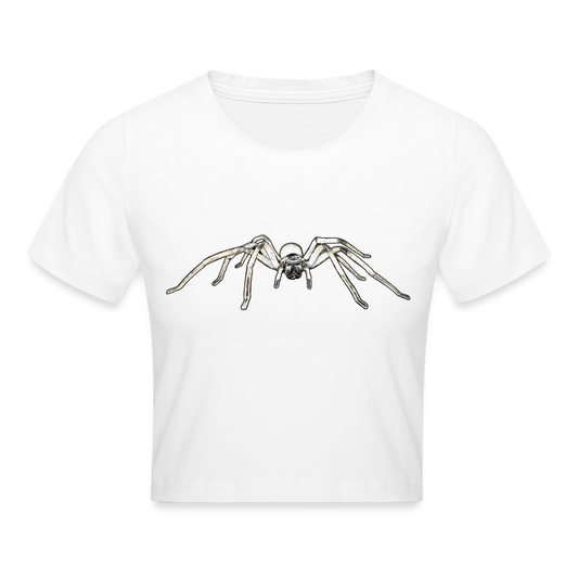 Crop T-Shirt Cerbalus negebensis - weiß