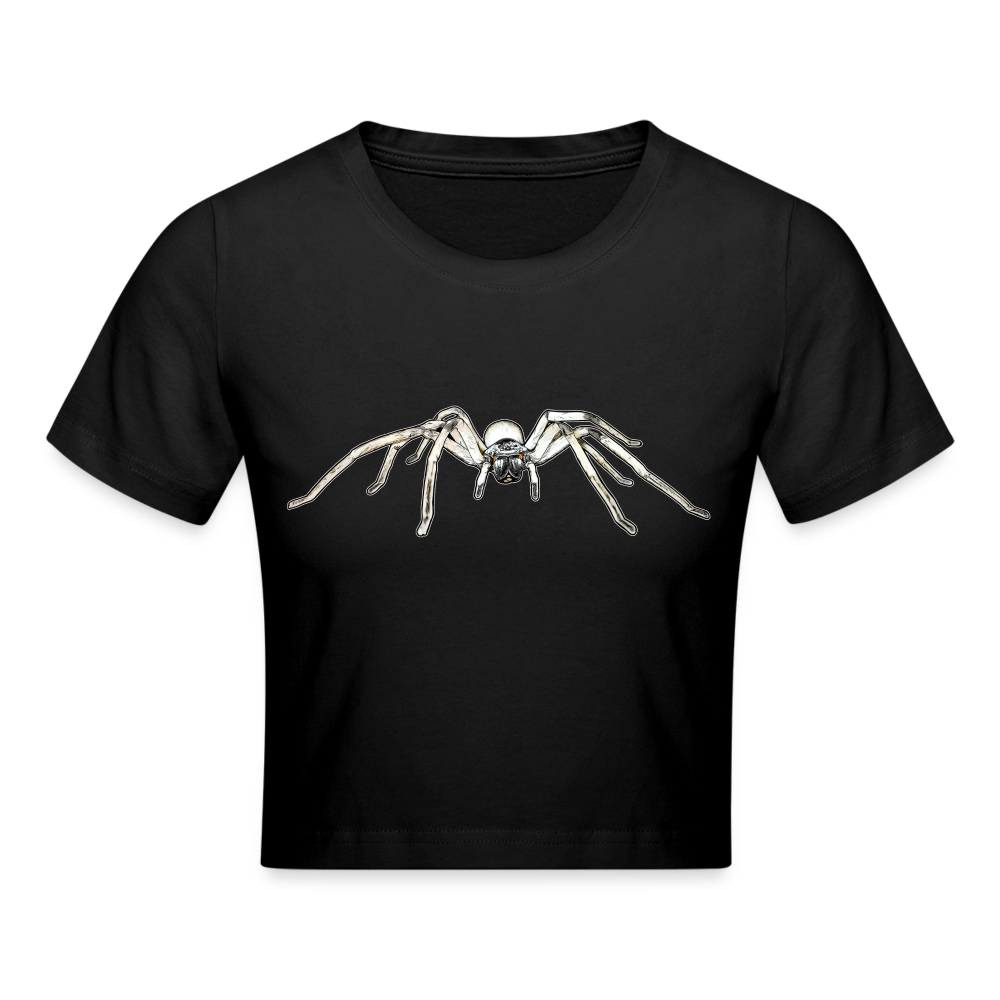 Crop T-Shirt Cerbalus negebensis - Schwarz