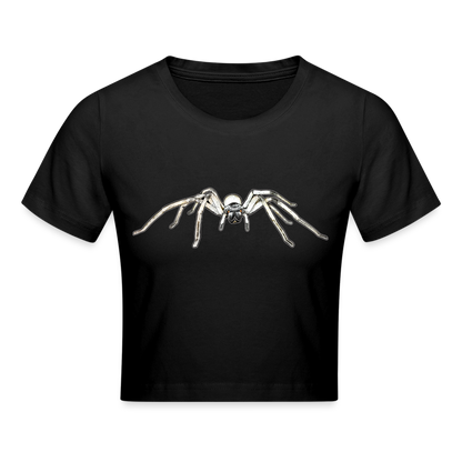 Crop T-Shirt Cerbalus negebensis - Schwarz