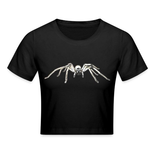 Crop T-Shirt Cerbalus negebensis - Schwarz