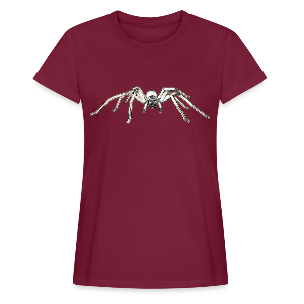 Frauen Oversized T-Shirt Cerbalus negebensis - Bordeaux