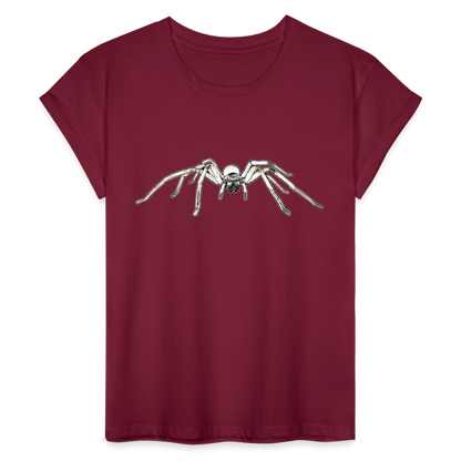Frauen Oversized T-Shirt Cerbalus negebensis - Bordeaux
