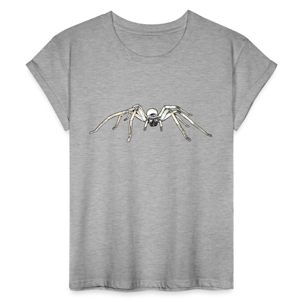 Frauen Oversized T-Shirt Cerbalus negebensis - Grau meliert