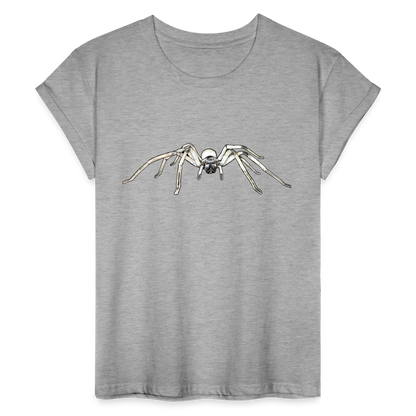 Frauen Oversized T-Shirt Cerbalus negebensis - Grau meliert