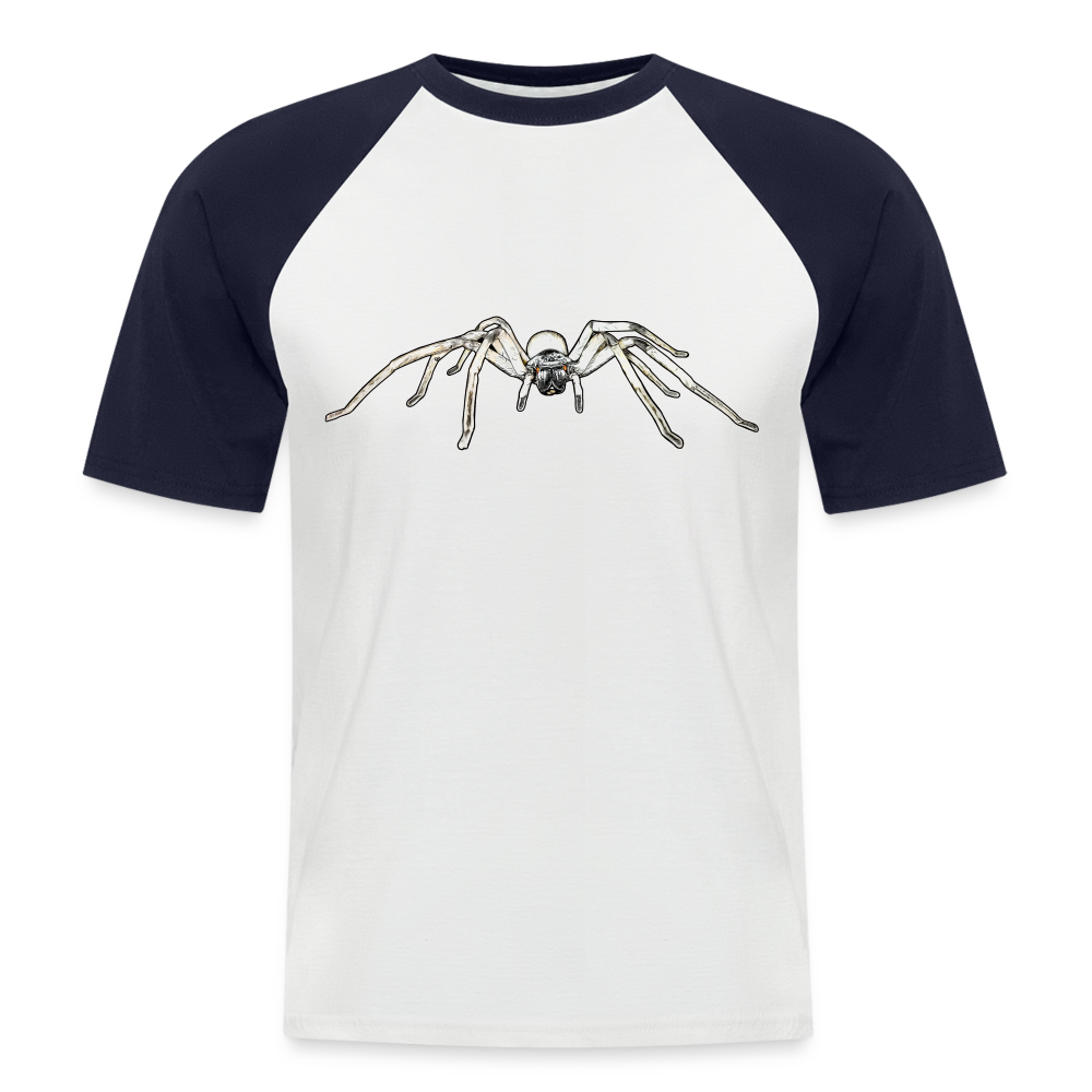 Männer Baseball T-Shirt Cerbalus negebensis - Weiß/Navy