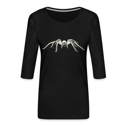 Frauen 3/4-Arm Shirt Cerbalus negebensis - Schwarz