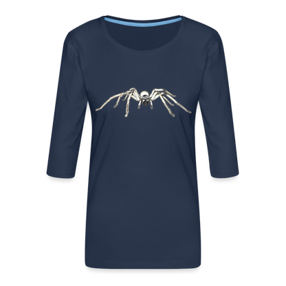 Frauen 3/4-Arm Shirt Cerbalus negebensis - Navy