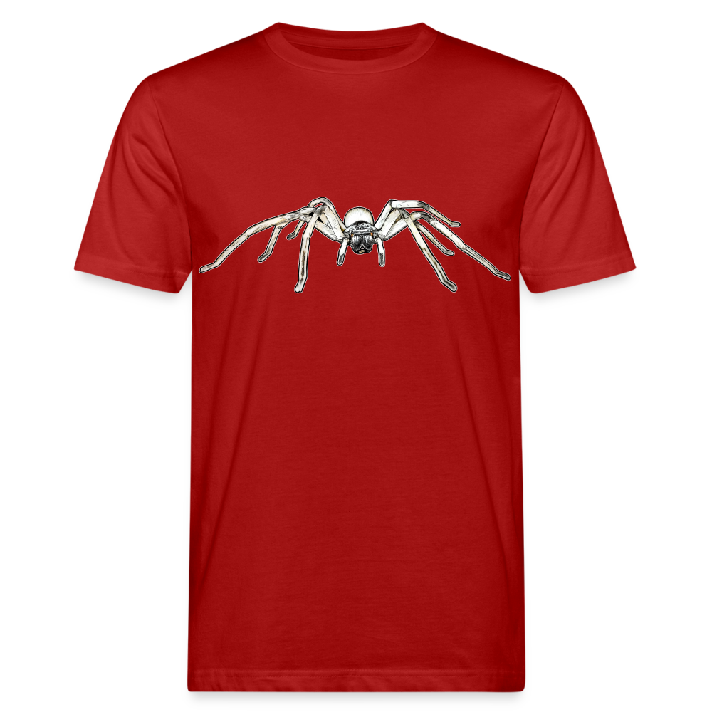 Männer Bio-T-Shirt Cerbalus negebensis - Dunkelrot