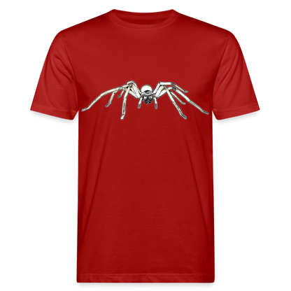 Männer Bio-T-Shirt Cerbalus negebensis - Dunkelrot