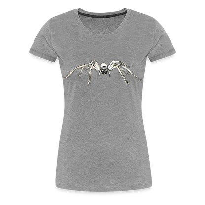 Frauen Basic T-Shirt Cerbalus negebensis - Grau meliert