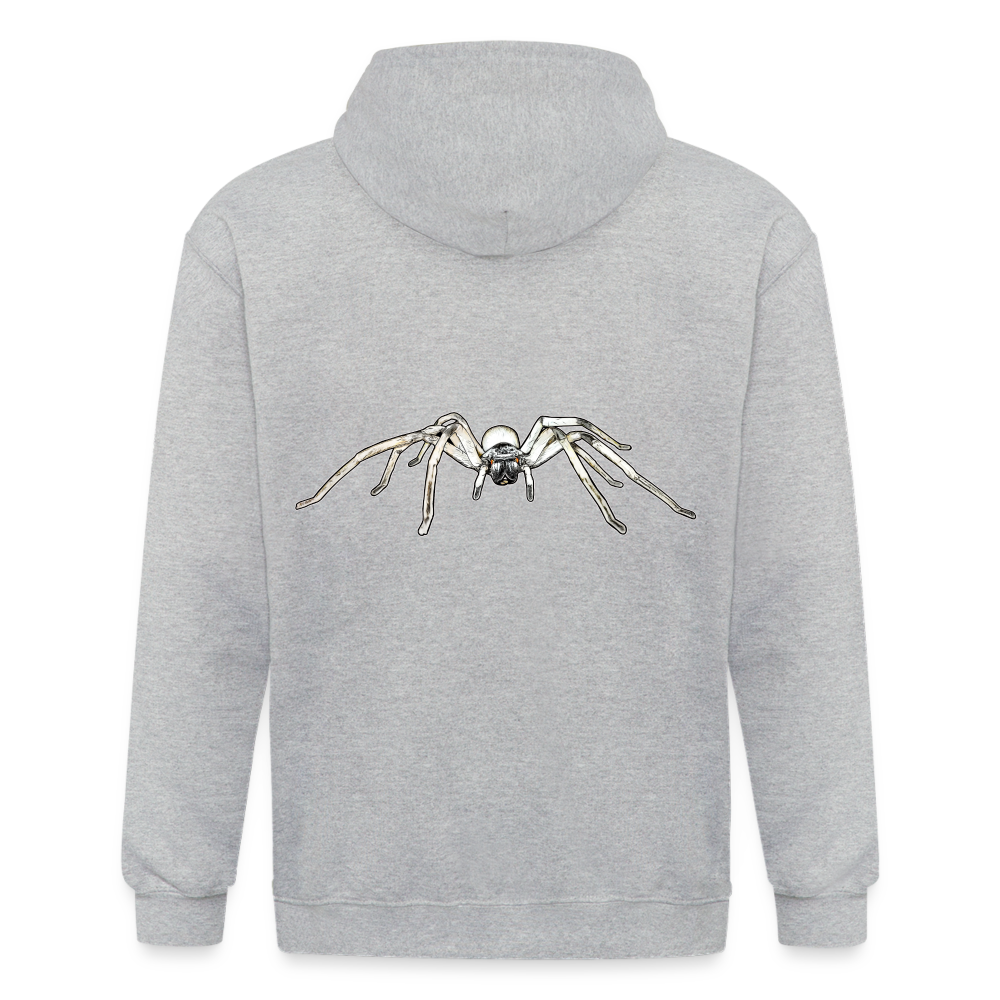 Männer Heavyweight Zip-Hoodie Cerbalus negebensis - Grau meliert