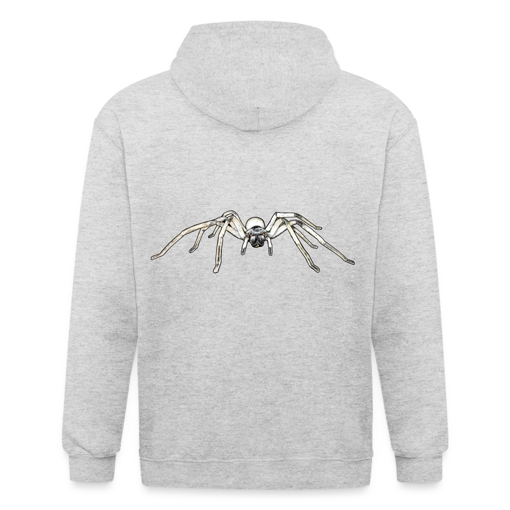 Männer Heavyweight Zip-Hoodie Cerbalus negebensis - Weiß meliert