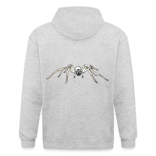 Männer Heavyweight Zip-Hoodie Cerbalus negebensis - Weiß meliert
