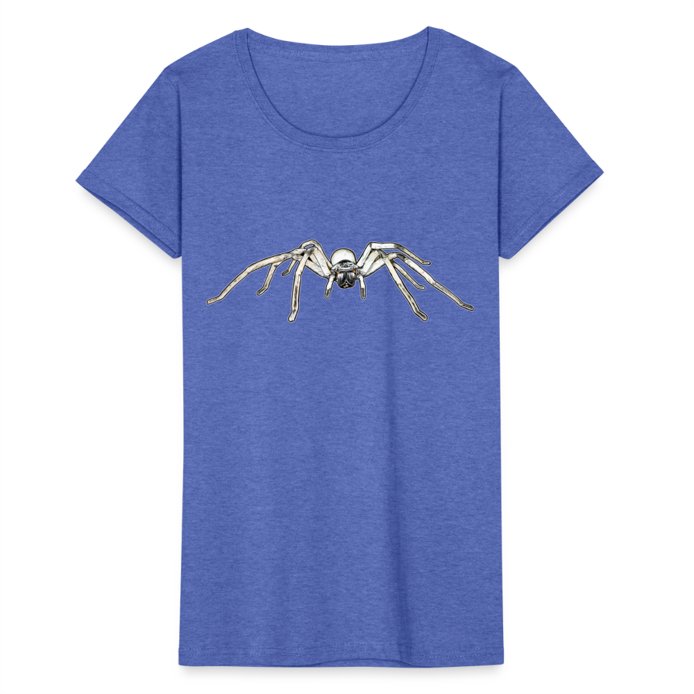 Frauen Fruit of the Loom T-Shirt Cerbalus negebensis - Blau meliert